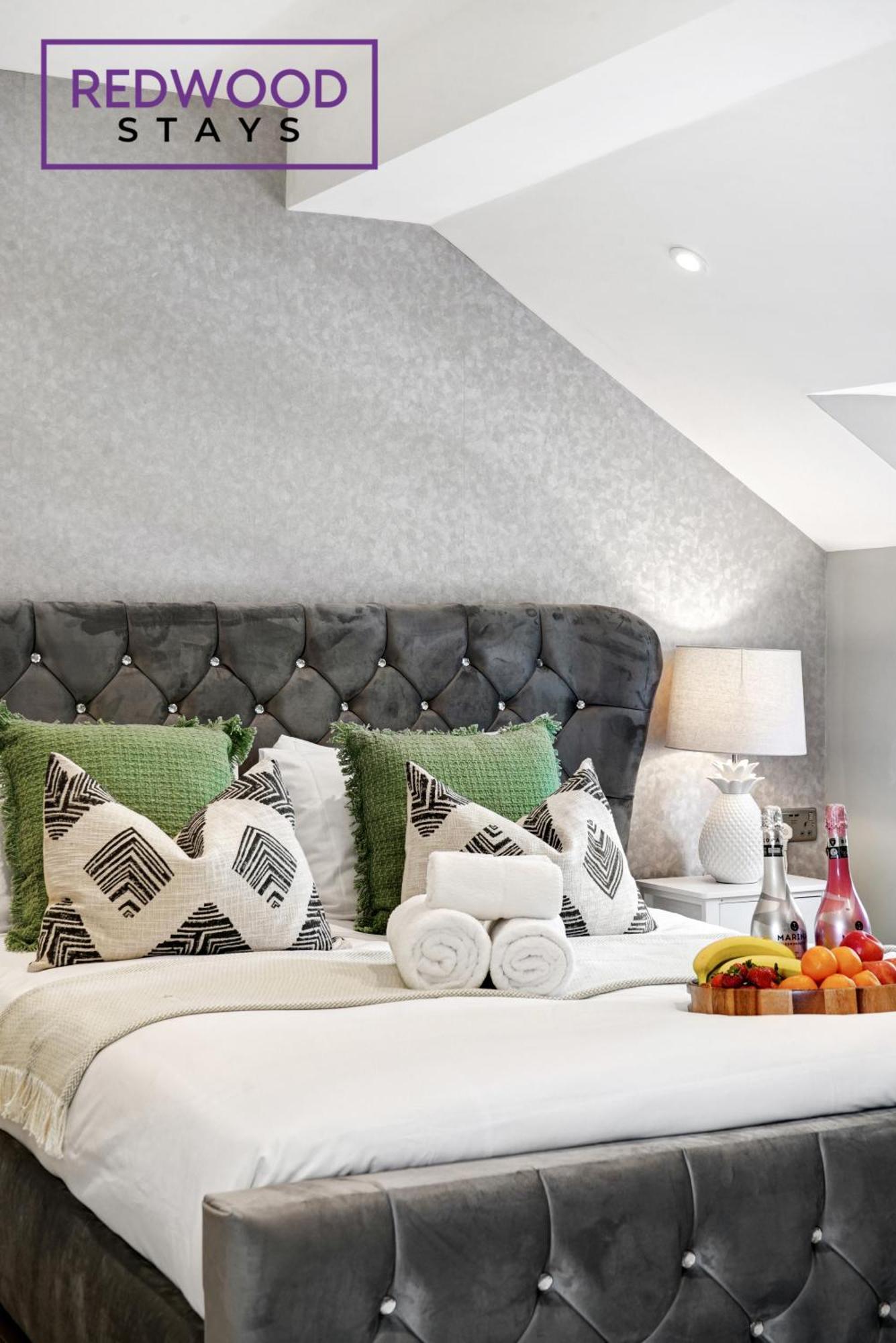 Top Quality 2 Bed 1 Bath Apartments For Contractors By Redwood Stays Reading Eksteriør bilde